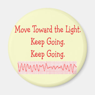 Cardiale/ER ZenuwFunny V-Fib Rhythm Strip Magneet