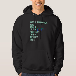 Cardiale Sonograaf Echo Tech onderwijst RDC's Hoodie