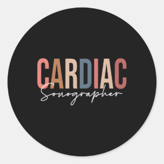 Cardiale Sonograaf Radiologie Tech X-Ray Tech Mamm Ronde Sticker