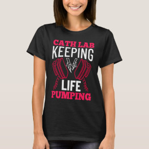 Cardiale verpleegkundige Cath Lab Nursing Cardio T-shirt