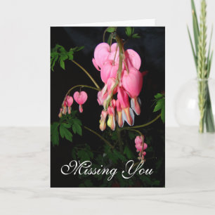 Cardiaque Fleurs De Coeur Qui Vous Manquent Carte
