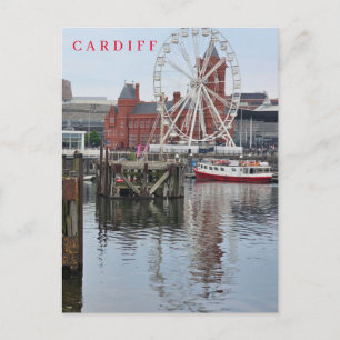 Cardiff Bay uitzicht briefkaart