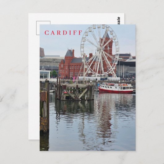 Cardiff Bay vue carte postale (Devant / Derrière)