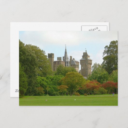 Cardiff Castle Briefkaart (Voorkant / Achterkant)