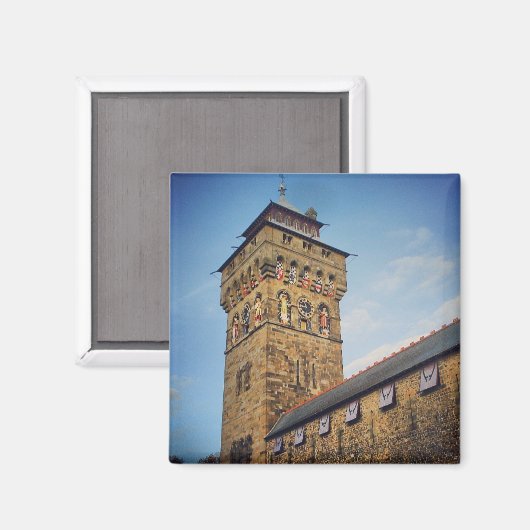 Cardiff Castle Magnet (Recto/Verso)