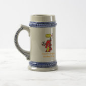 Cardiff Dragons Beer Stein Bierpul (Links)