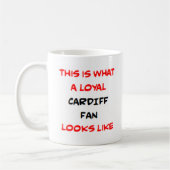 cardiff fan, loyal koffiemok (Links)
