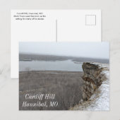 Cardiff Hill Hannibal Missouri Carte postale (Devant / Derrière)