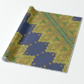 Cardiff Paisley Cadeaupapier (Uitgerold)