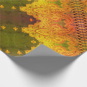 Cardiff Paisley Sunset Cadeaupapier (Hoek)