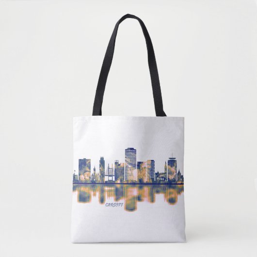 Cardiff Skyline Draagtas (Voorkant)