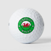 Cardiff Wales Golfballen (Voorkant)