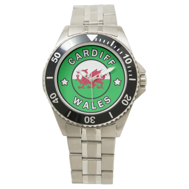 Cardiff Wales Horloge (Voorkant)
