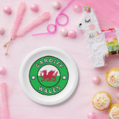 Cardiff Wales Papieren Bordje (Feest)