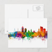 Cardiff Wales Skyline Briefkaart (Voorkant / Achterkant)