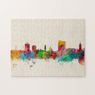 Cardiff Wales Skyline Legpuzzel