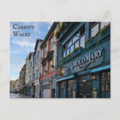 Cardiff Wales Welsh City Reizen Briefkaart (Voorkant)