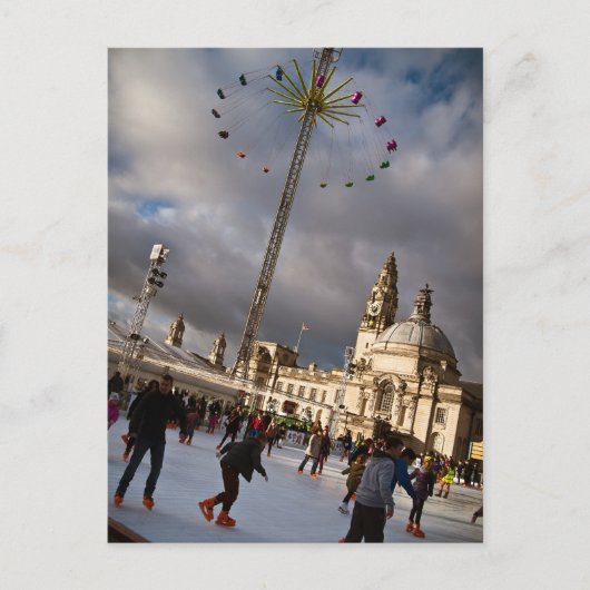 Cardiff Winter Wonderland Briefkaart (Voorkant)