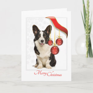 Cardigan Corgi Kerstmis Feestdagen Kaart