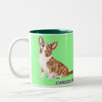 Cardigan corgi  tweekleurige koffiemok