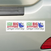 Cardigan Little Legs Bumpersticker (Op auto)