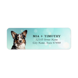 Cardigan Welsh Corgi Adresse de retour Étiquettes