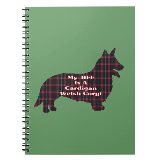 Cardigan Welsh CORGI BFF -> Cardigan Welsh CORGI B Notitieboek (Voorkant)