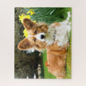Cardigan Welsh Corgi Dog Legpuzzel (Verticaal)