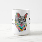 Cardigan Welsh Corgi gepersonaliseerde mok (Center)