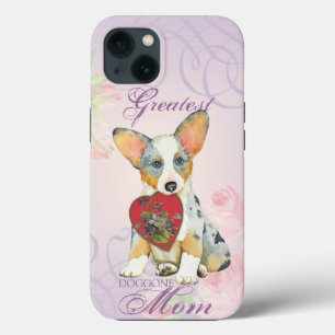 Cardigan Welsh Corgi Heart mama iPhone 13 Hoesje