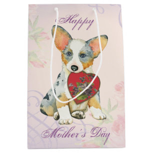 Cardigan Welsh Corgi Heart mama Medium Cadeauzakje