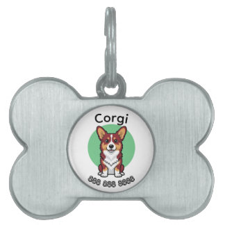 Cardigan Welsh Corgi Huisdieren Naamplaatje