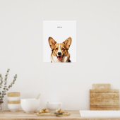 Cardigan Welsh Corgi impression personnalisée (Cuisine)