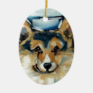 Cardigan Welsh Corgi Keramisch Ornament