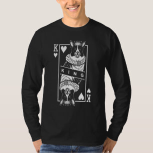 Cardigan Welsh Corgi Koning van Hartjes Grappige H T-shirt