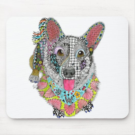 Cardigan Welsh Corgi Mousepad Muismat (Voorkant)