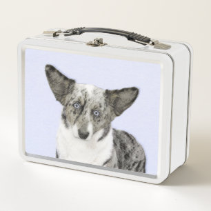 Cardigan Welsh Corgi Painting - Original Dog Art
