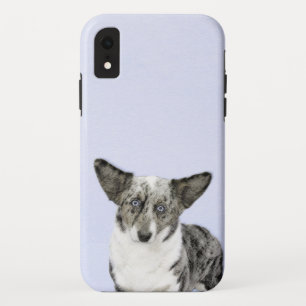 Cardigan Welsh Corgi Painting - Original Dog Art iPhone XR Hoesje