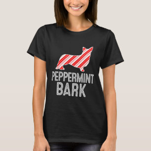 Cardigan Welsh Corgi Pepermunt Bast Christmas Hond T-shirt