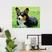 Cardigan Welsh Corgi Poster (Thuiskantoor)