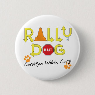 Cardigan Welsh Corgi Rally Dog Ronde Button 5,7 Cm