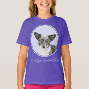 Cardigan Welsh Corgi Schilderij - Originele Honden T-shirt