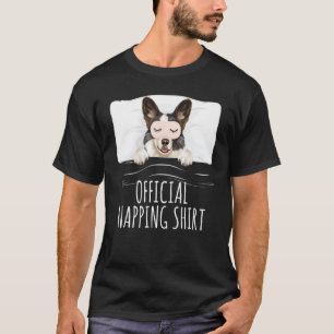 Cardigan Welsh Corgi Slaap Mask Officiële Napping T-shirt