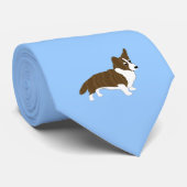 Cardigan Welsh Corgi Stropdas (Opgerold)