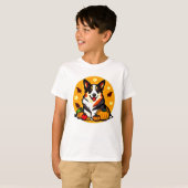 Cardigan Welsh Corgi T-shirt (Voorkant volledig)