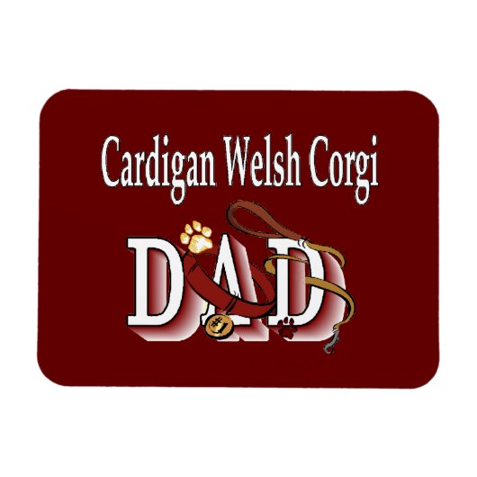Cardigan Welsh Corgi Vader Magneet (Horizontaal)