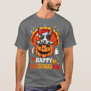 Cardigan Welsh Corgis Hond Gelukkig Hallothanksmas T-shirt