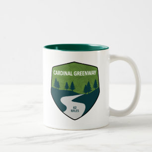 Cardinaal Greenway Indiana Tweekleurige Koffiemok