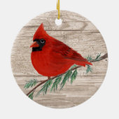 Cardinaal Ornament (Achterkant)