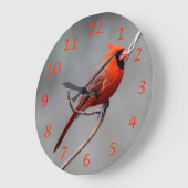 Cardinaal Wall Clock Grote Klok (Hoek)